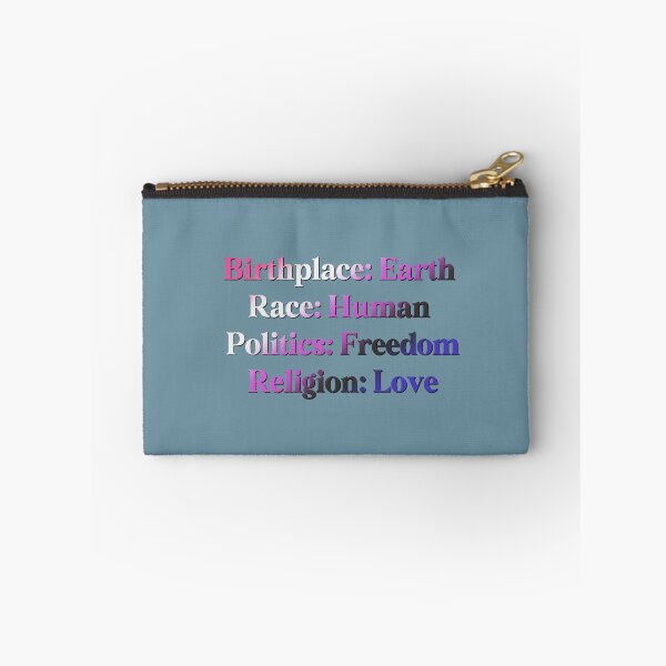 Item preview, Genderfluid Pride Flag Colored: Birthplace-Earth, Race-Human, Politics-Freedom Religion-Love, Genderdoe Design designed and sold by Travelslightly.