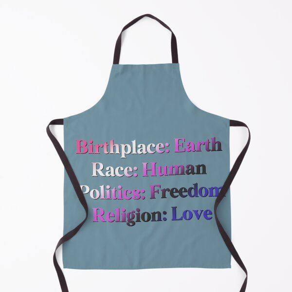 Item preview, Genderfluid Pride Flag Colored: Birthplace-Earth, Race-Human, Politics-Freedom Religion-Love, Genderdoe Design designed and sold by Travelslightly.