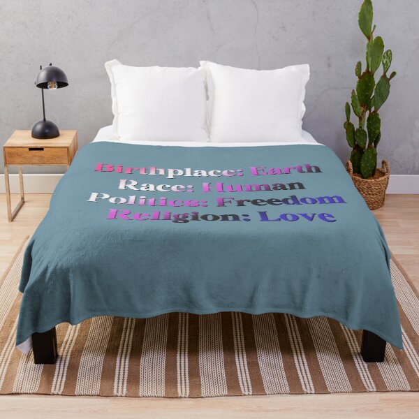 Item preview, Genderfluid Pride Flag Colored: Birthplace-Earth, Race-Human, Politics-Freedom Religion-Love, Genderdoe Design designed and sold by Travelslightly.