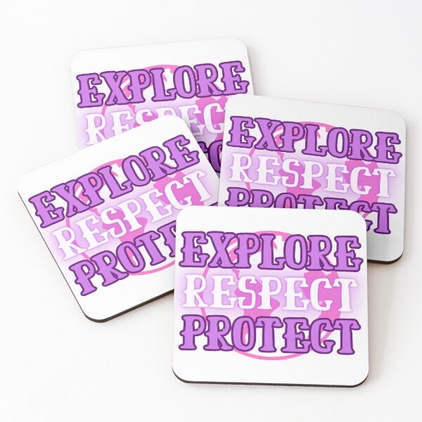 Item preview, Explore, Respect, Protect designed and sold by CraftedConcepts.