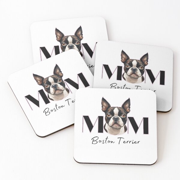 Item preview, Minimalistic aesthetic Mom of Boston Terrier Dog  designed and sold by GoodyPaws.