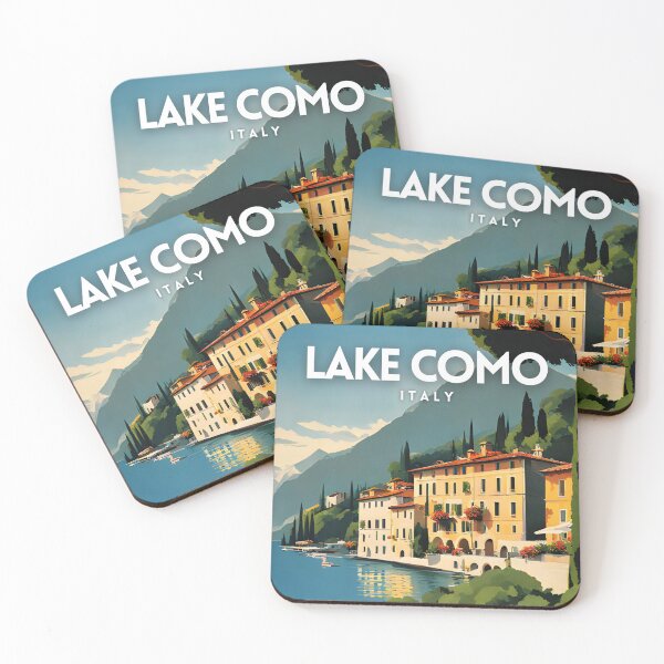 Item preview, Lake Como Italy Travel Art Poster designed and sold by ZionPosteria.