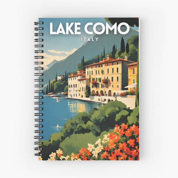 Item preview, Lake Como Italy Travel Art Poster designed and sold by ZionPosteria.