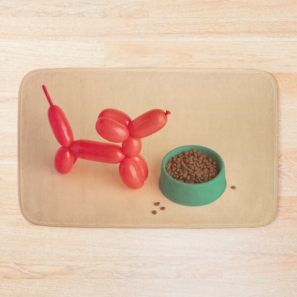 Item preview, Balloon Dog with Food Bowl designed and sold by pepinodemarst.