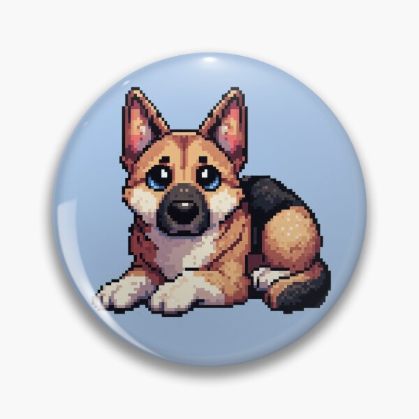 Item preview, Pixelated German Shepherd designed and sold by miriam-miranda.