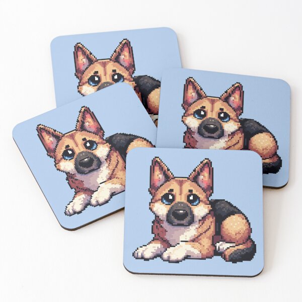 Item preview, Pixelated German Shepherd designed and sold by miriam-miranda.