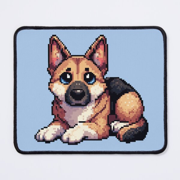 Item preview, Pixelated German Shepherd designed and sold by miriam-miranda.