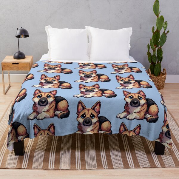 Item preview, Pixelated German Shepherd designed and sold by miriam-miranda.