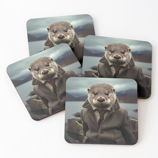Item preview, Dapper Otter in a Suit designed and sold by Sillytoe.