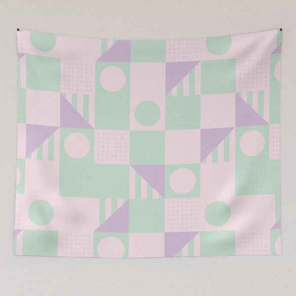 Item preview, Riviera Tiles Pastels Vibes designed and sold by DesigndN.