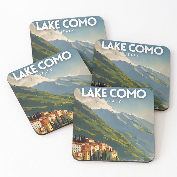 Item preview, Lake Como Italy Traditional Vintage Poster designed and sold by ZionPosteria.