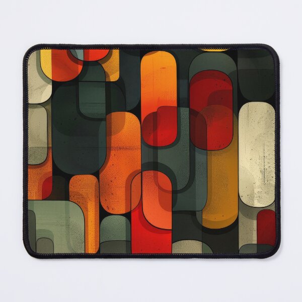 Item preview, Abstract Geometric Pattern in Red, Orange, and Green designed and sold by RGShirtWorks.