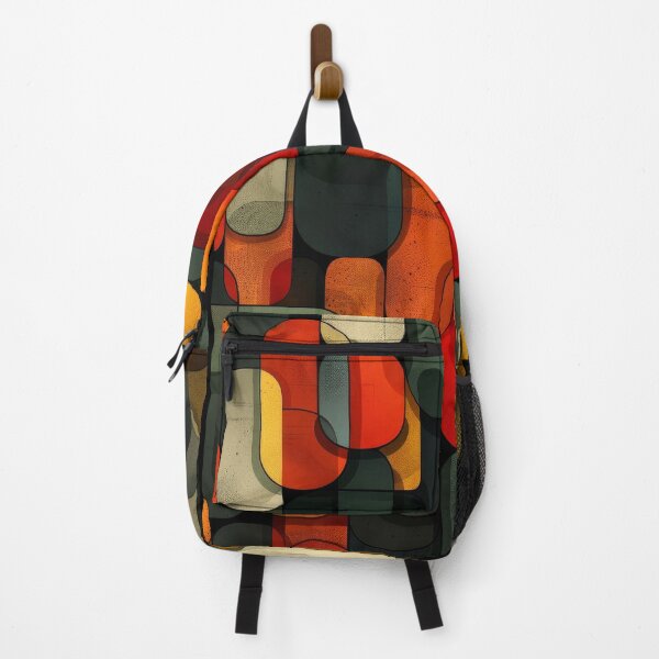 Item preview, Abstract Geometric Pattern in Red, Orange, and Green designed and sold by RGShirtWorks.