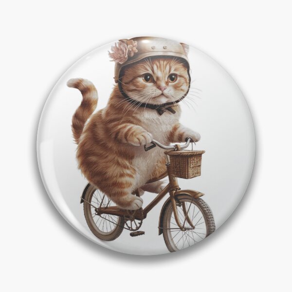 Item preview, A red cat on a bicycle designed and sold by sergeibz.
