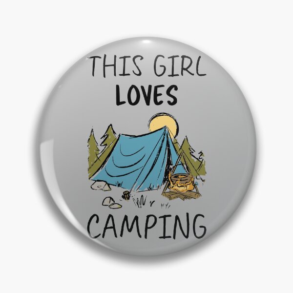 Item preview, This Girl Loves Camping III designed and sold by Lemon Pepper.
