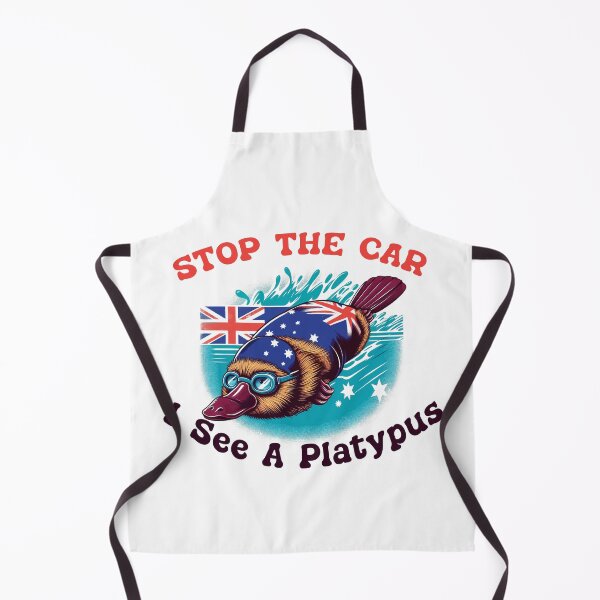 Artikelvorschau, Halt das Auto an, ich sehe eine australische Retro-Flagge von Platypus entworfen und verkauft von Dolphin Graphic.