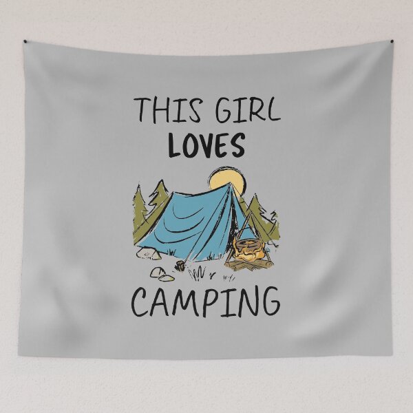 Item preview, This Girl Loves Camping III designed and sold by Lemon Pepper.