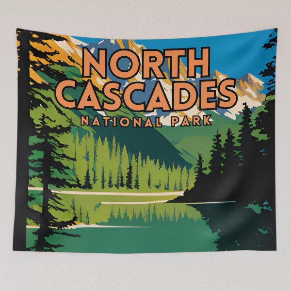 Item preview, North Cascades National Park designed and sold by ZionPosteria.