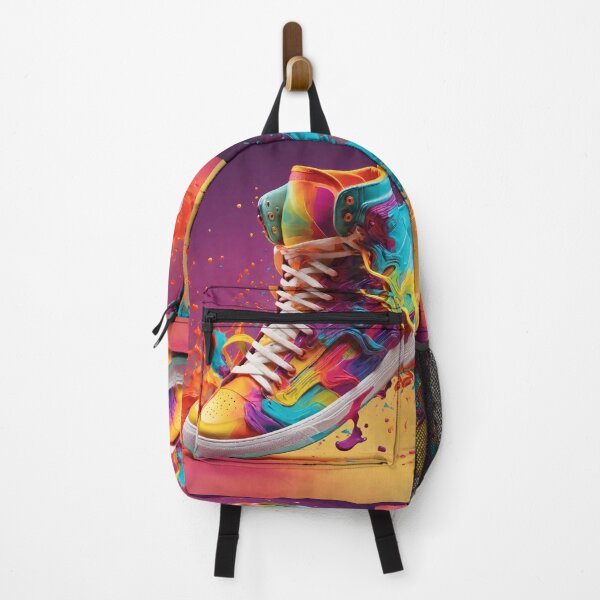 Item preview, Vibrant High-Top Sneaker Art designed and sold by Sadia Jannat.