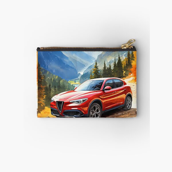 Item preview, Alfa Romeo Stelvio in Majestic Mountain Landscape designed and sold by RevUpDesign.