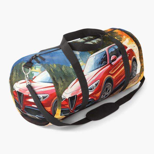 Item preview, Alfa Romeo Stelvio in Majestic Mountain Landscape designed and sold by RevUpDesign.