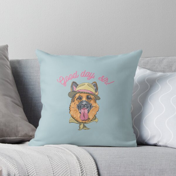 Item preview, Good Day, Sir - German Shepherd  | Funny Dog Art designed and sold by Graphlie.
