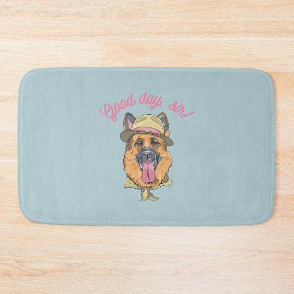 Item preview, Good Day, Sir - German Shepherd  | Funny Dog Art designed and sold by Graphlie.