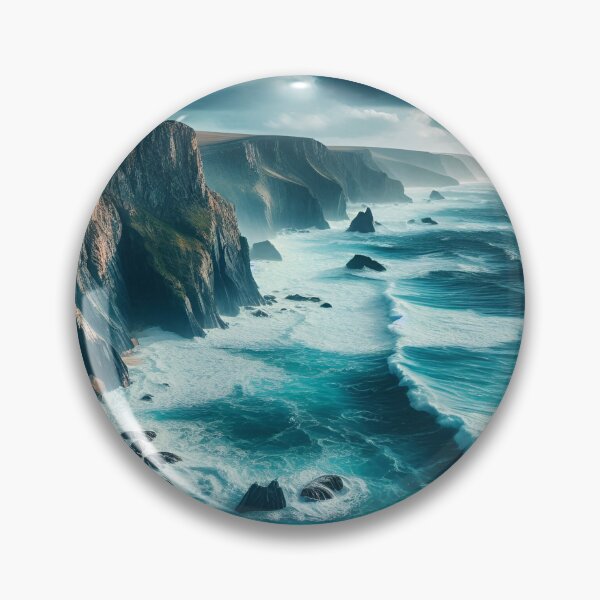Item preview, Majestic Cliffside Ocean View designed and sold by Fashiospice07.