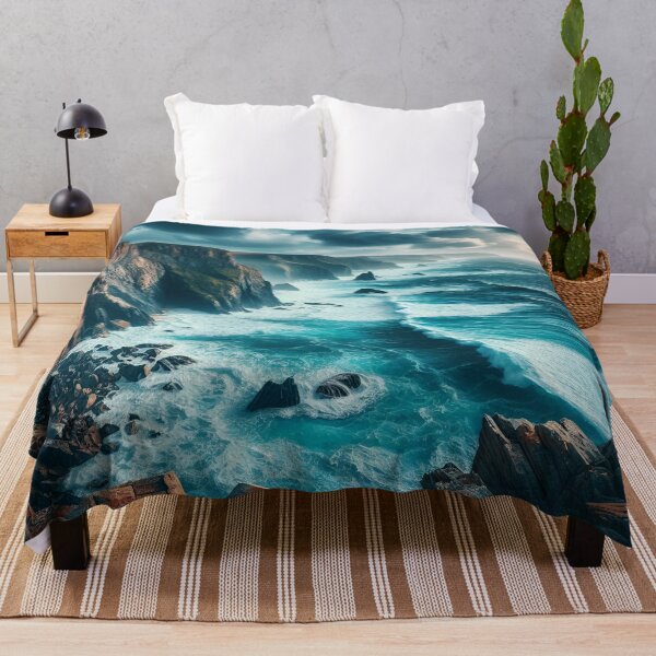 Item preview, Majestic Cliffside Ocean View designed and sold by Fashiospice07.