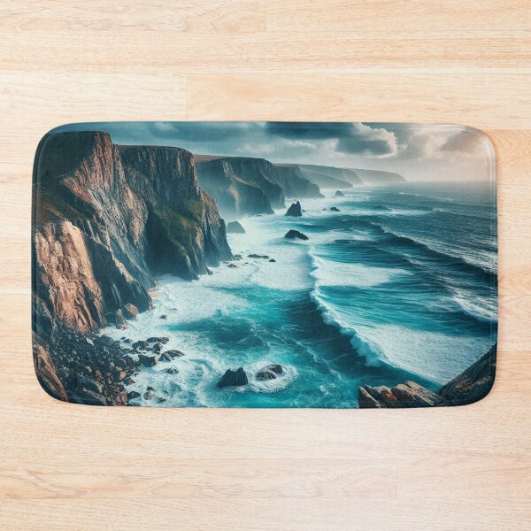 Item preview, Majestic Cliffside Ocean View designed and sold by Fashiospice07.