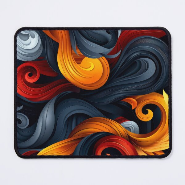 Item preview, Abstract Swirling Pattern With Orange, Red, and Blue Hues designed and sold by RGShirtWorks.