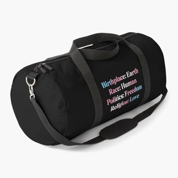 Item preview, Transgender Pride Flag Colored: Birthplace-Earth, Race-Human, Politics-Freedom Religion-Love, Transgender Design designed and sold by Travelslightly.