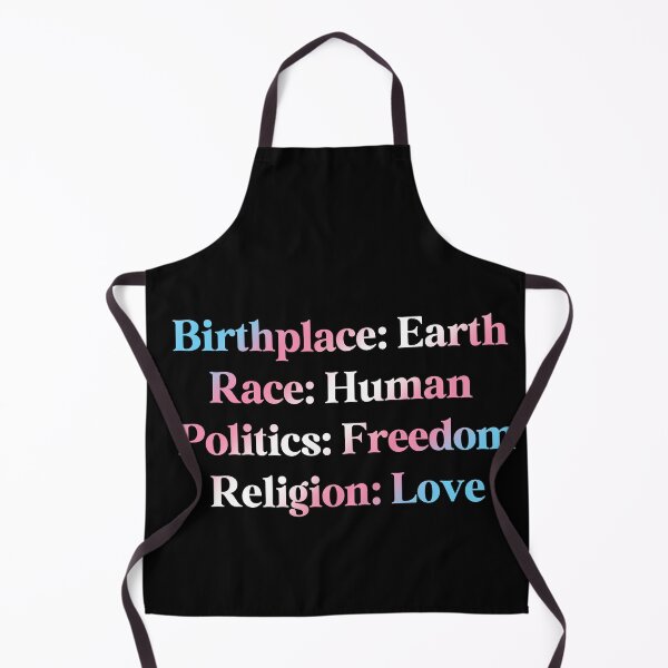 Item preview, Transgender Pride Flag Colored: Birthplace-Earth, Race-Human, Politics-Freedom Religion-Love, Transgender Design designed and sold by Travelslightly.