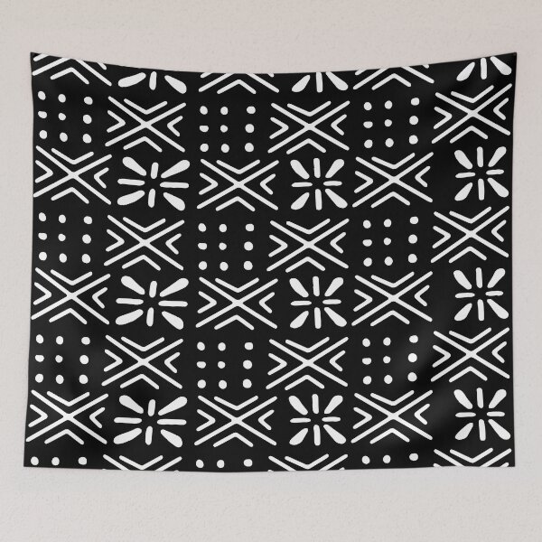Item preview, Colorful Bogolan African Fabric designed and sold by Wolagno.