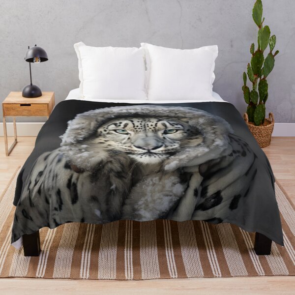 Item preview, Majestic Snow Leopard in Winter Attire designed and sold by Sillytoe.