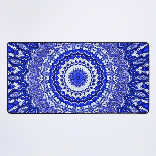 Item preview, Blue and White Mesmerizing Mandala designed and sold by KaSaPo.