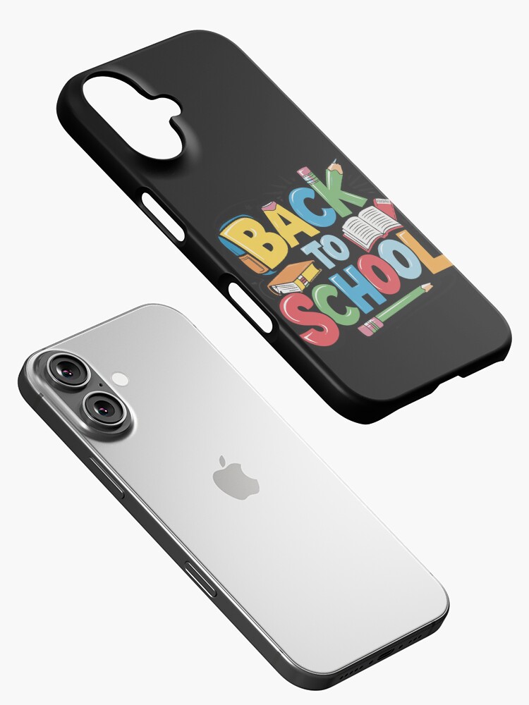 Thumbnail 2 of 4, iPhone Case, Adorable Bubu and Dudu Back to School Design - Perfect for Kids' School Supplies & Apparel designed and sold by FEBRICAST.
