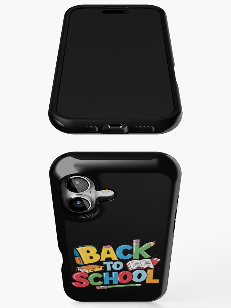 Thumbnail 3 of 4, iPhone Case, Adorable Bubu and Dudu Back to School Design - Perfect for Kids' School Supplies & Apparel designed and sold by FEBRICAST.