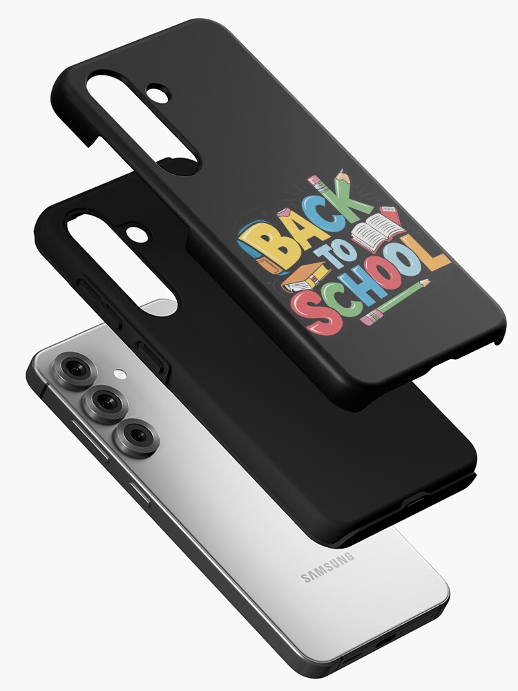 Thumbnail 2 of 4, Samsung Galaxy Phone Case, Adorable Bubu and Dudu Back to School Design - Perfect for Kids' School Supplies & Apparel designed and sold by FEBRICAST.