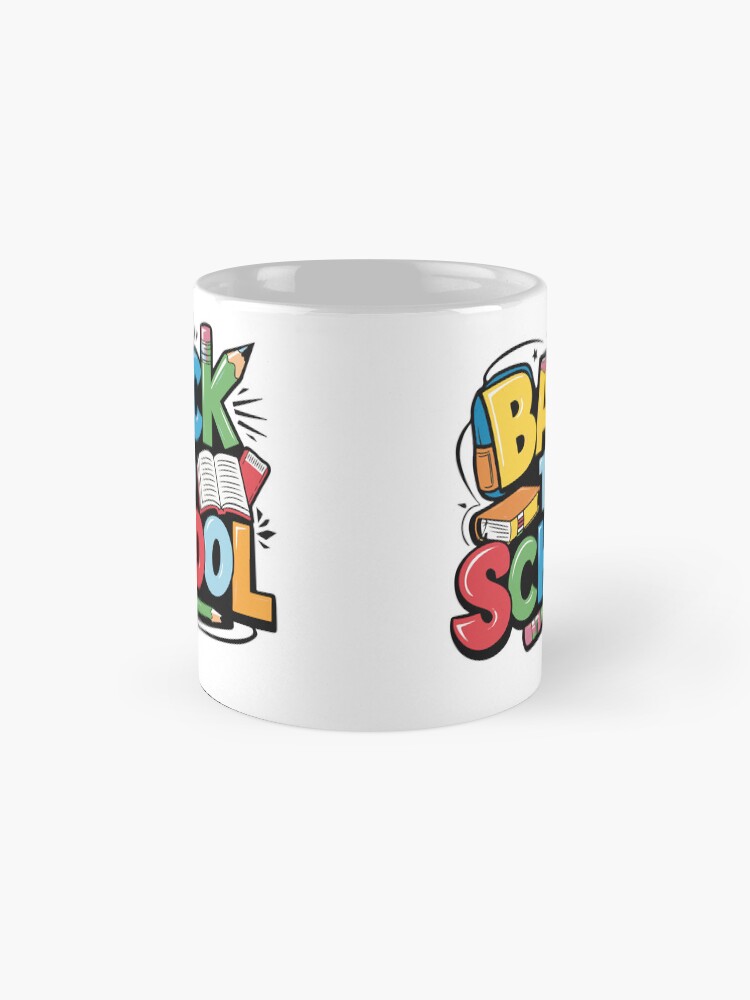 Thumbnail 4 of 6, Coffee Mug, Adorable Bubu and Dudu Back to School Design - Perfect for Kids' School Supplies & Apparel designed and sold by FEBRICAST.