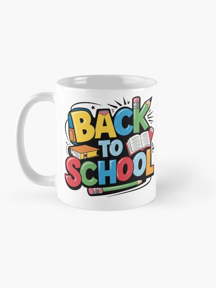 Thumbnail 3 of 6, Coffee Mug, Adorable Bubu and Dudu Back to School Design - Perfect for Kids' School Supplies & Apparel designed and sold by FEBRICAST.