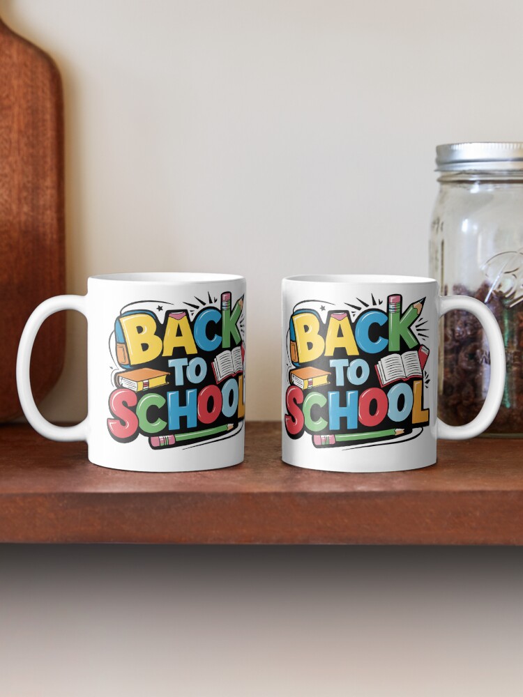 Thumbnail 2 of 6, Coffee Mug, Adorable Bubu and Dudu Back to School Design - Perfect for Kids' School Supplies & Apparel designed and sold by FEBRICAST.