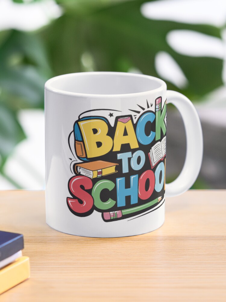 Thumbnail 1 of 6, Coffee Mug, Adorable Bubu and Dudu Back to School Design - Perfect for Kids' School Supplies & Apparel designed and sold by FEBRICAST.