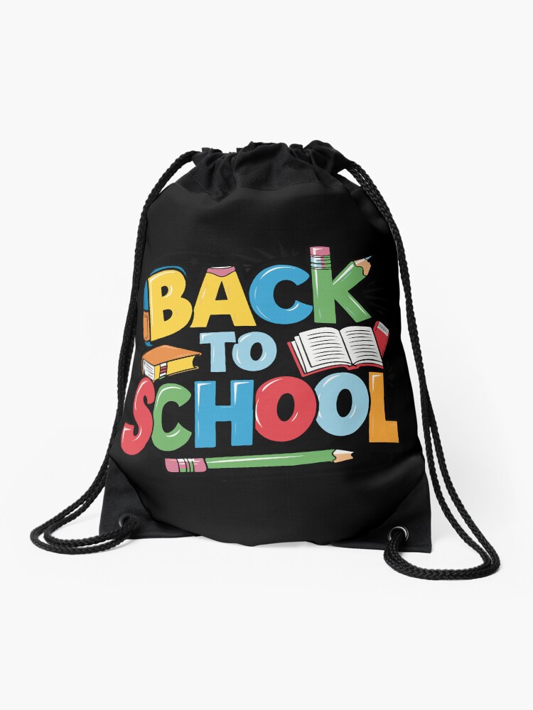 Thumbnail 1 of 3, Drawstring Bag, Adorable Bubu and Dudu Back to School Design - Perfect for Kids' School Supplies & Apparel designed and sold by FEBRICAST.
