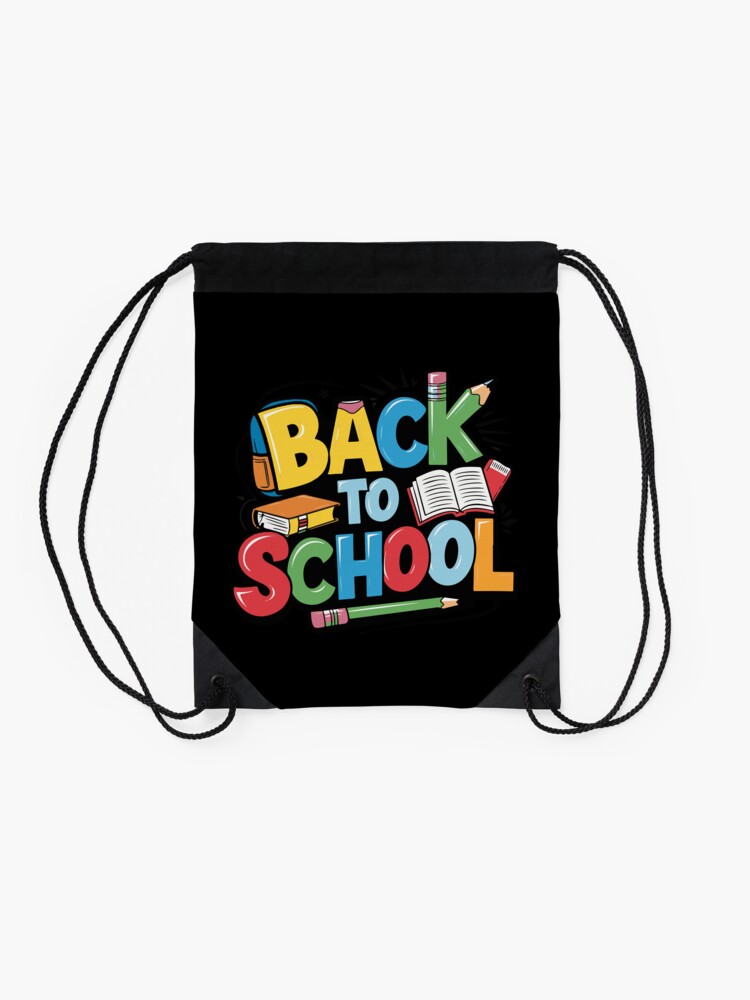 Thumbnail 2 of 3, Drawstring Bag, Adorable Bubu and Dudu Back to School Design - Perfect for Kids' School Supplies & Apparel designed and sold by FEBRICAST.