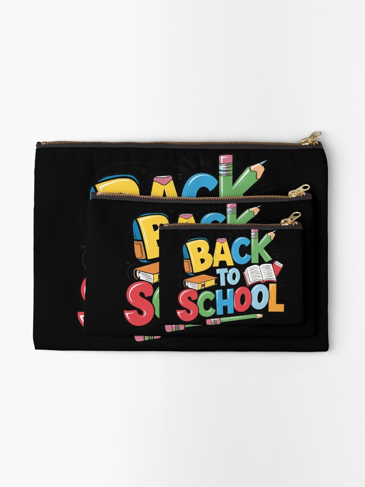 Thumbnail 2 of 4, Zipper Pouch, Adorable Bubu and Dudu Back to School Design - Perfect for Kids' School Supplies & Apparel designed and sold by FEBRICAST.