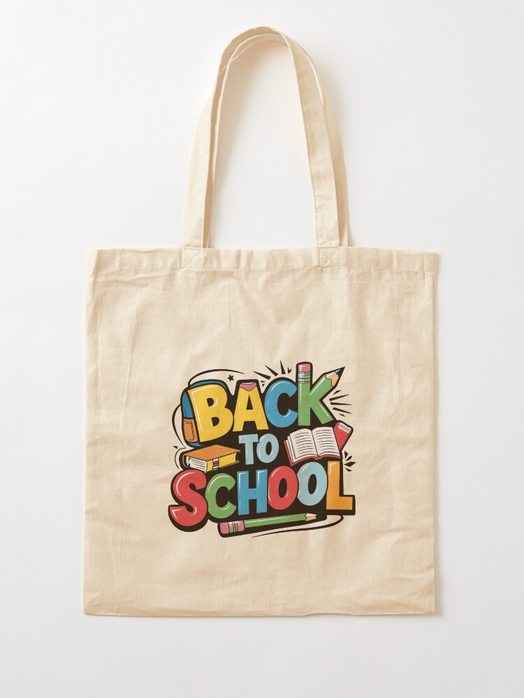 Thumbnail 2 of 5, Tote Bag, Adorable Bubu and Dudu Back to School Design - Perfect for Kids' School Supplies & Apparel designed and sold by FEBRICAST.