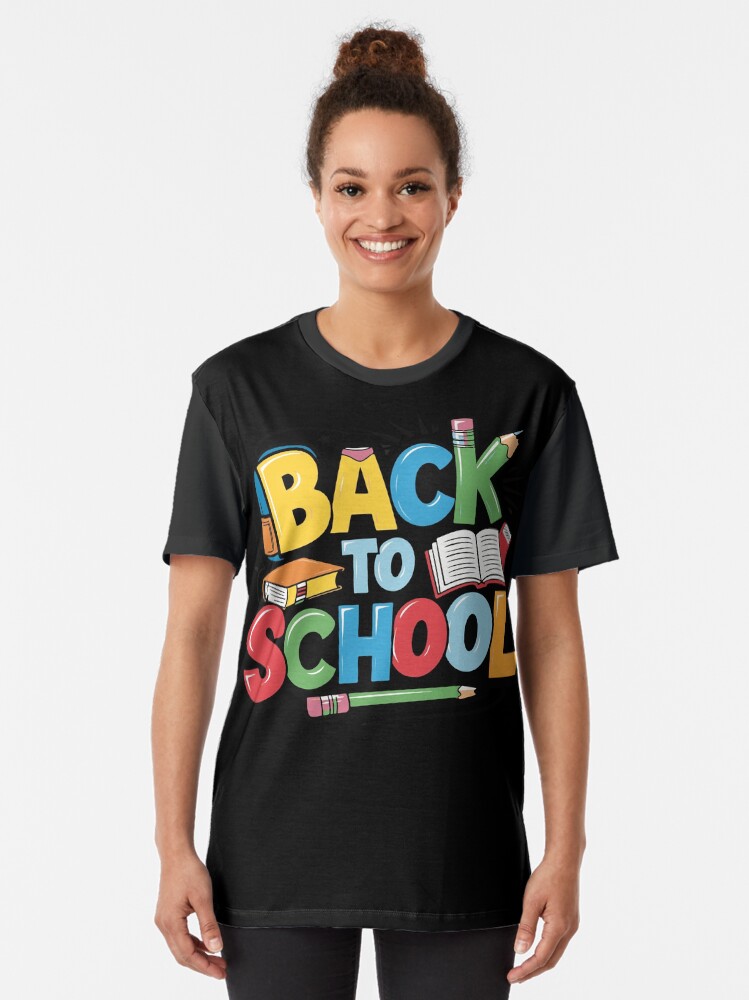 Thumbnail 2 of 4, Graphic T-Shirt, Adorable Bubu and Dudu Back to School Design - Perfect for Kids' School Supplies & Apparel designed and sold by FEBRICAST.