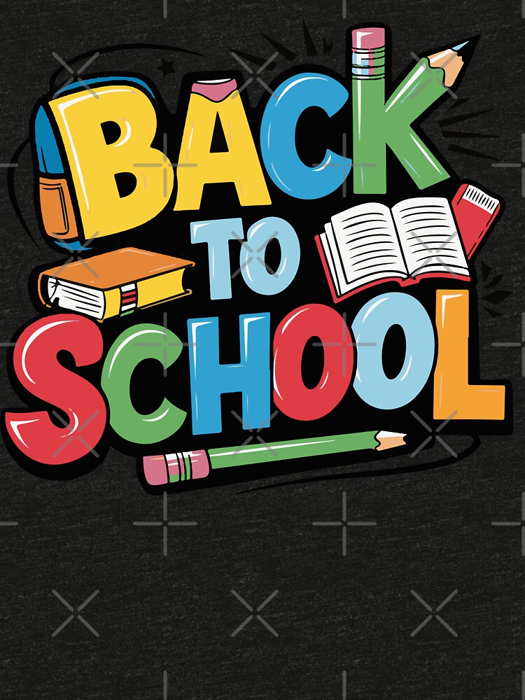 Thumbnail 7 of 7, Tri-blend T-Shirt, Adorable Bubu and Dudu Back to School Design - Perfect for Kids' School Supplies & Apparel designed and sold by FEBRICAST.