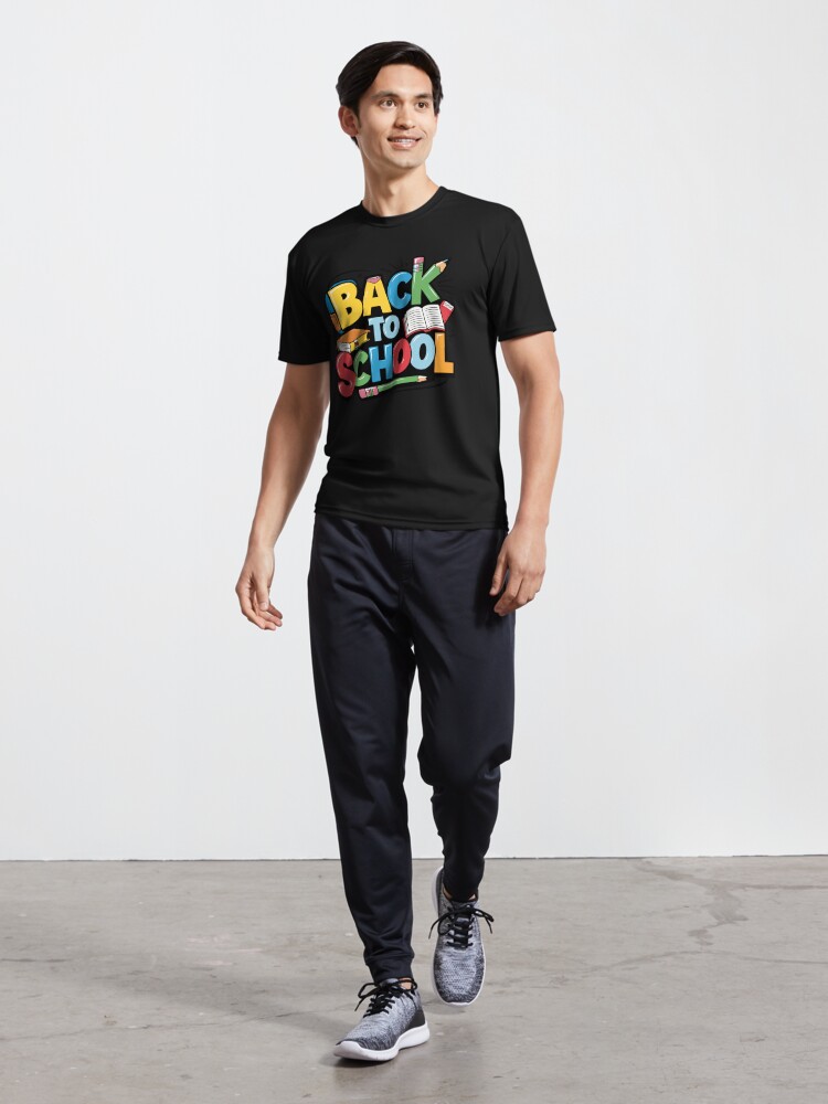 Thumbnail 5 of 7, Active T-Shirt, Adorable Bubu and Dudu Back to School Design - Perfect for Kids' School Supplies & Apparel designed and sold by FEBRICAST.